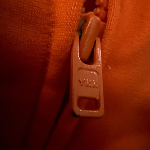 Adidas Jacket Boys Toddler Size 7 Orange Full Zip Age 3-4 Youth Track Jacket - Picture 2 of 6